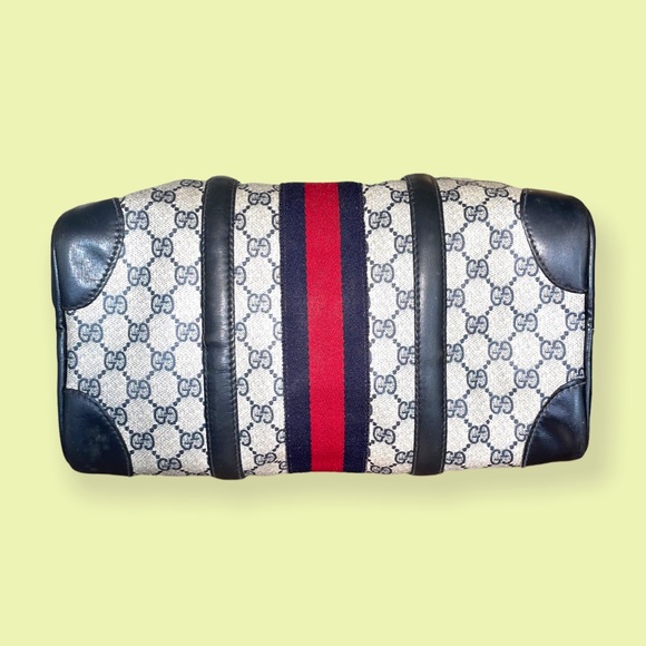 SOLD - Gucci Web Canvas Boston - Picture 3 of 5